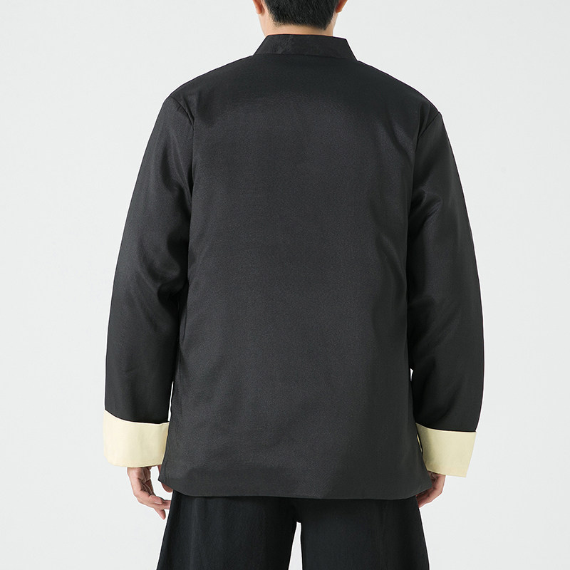 M2388^风盘扣袖子冬季龙纹刺绣棉衣外套男士冬季保暖,男装棉衣,钱塘777(原3023)