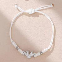 A pair of paper crane couple bracelets, a high-end woven bracelet, a niche best friend bracelet, a gift for boys and girlfriends thumbnail 8