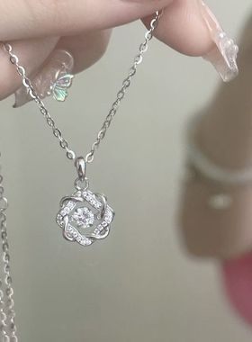 灵动八芒星项链女ins简约轻奢