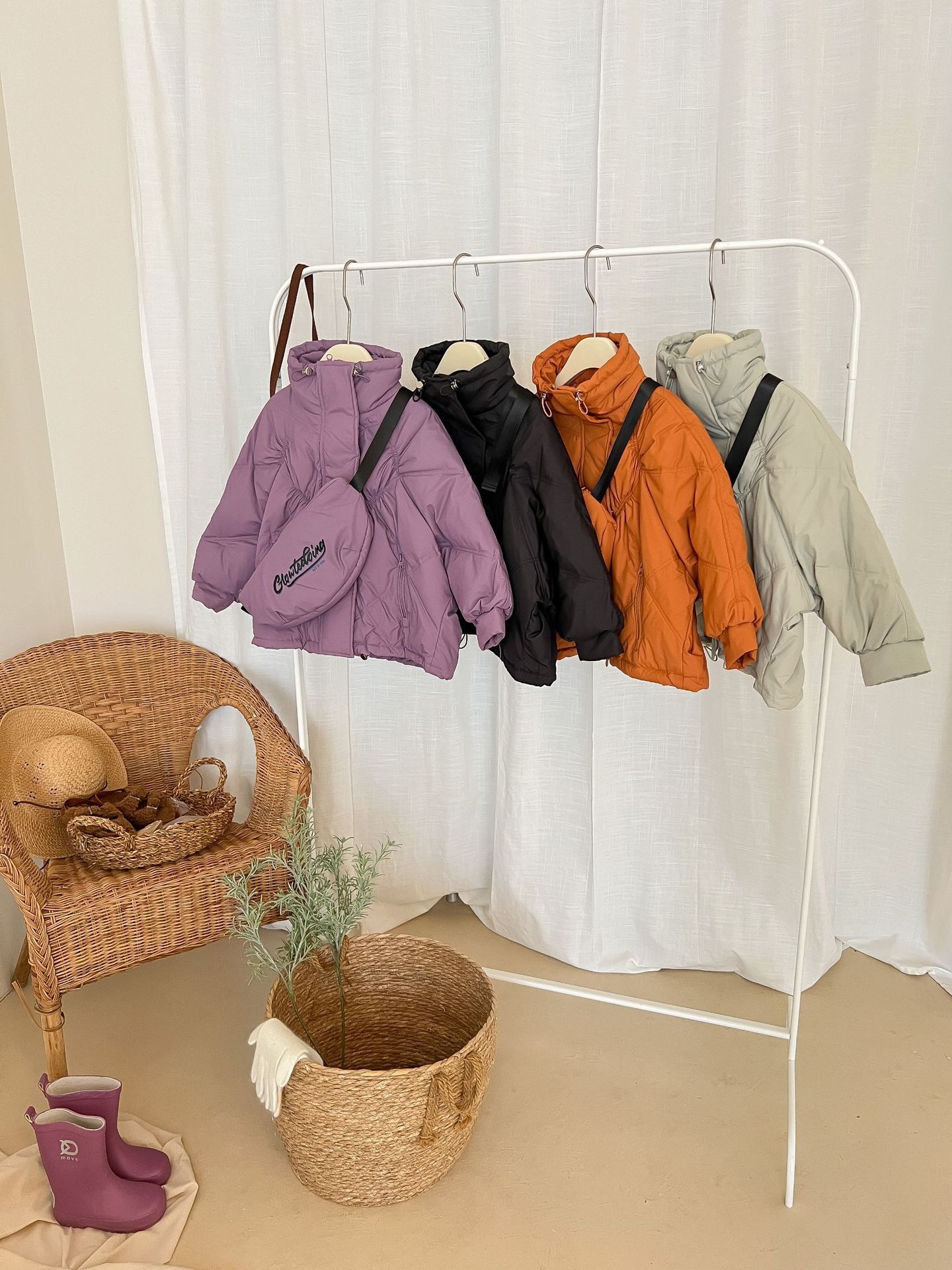 爆款背包保暖休闲羽绒服