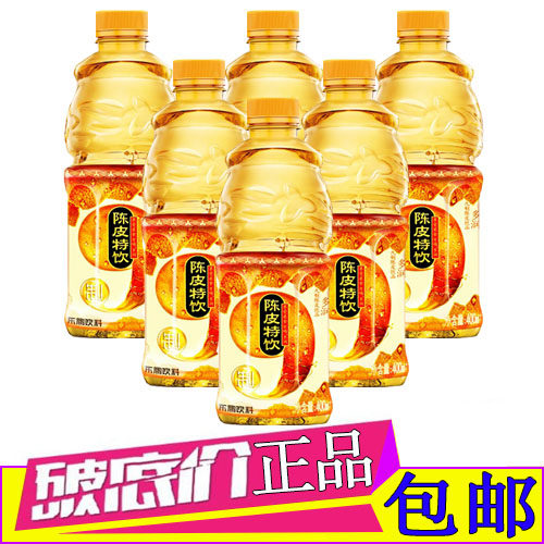 东鹏九制陈皮饮品400ml*6瓶整箱装 陈皮饮料 东鹏特饮公司产包邮