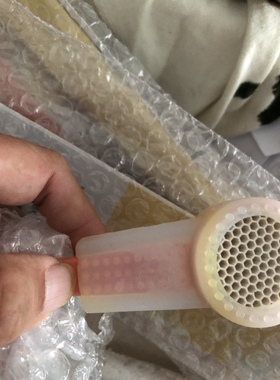 康&柏 陶瓷蜂窝能量芯 能量拍 因为胶水泛黄 不影响使用 特价包邮