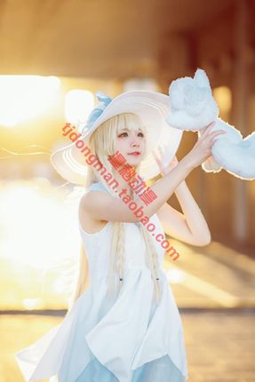 宠物小精灵宝可梦神奇宝贝 莉莉艾连衣裙cosplay动漫服装假发定制