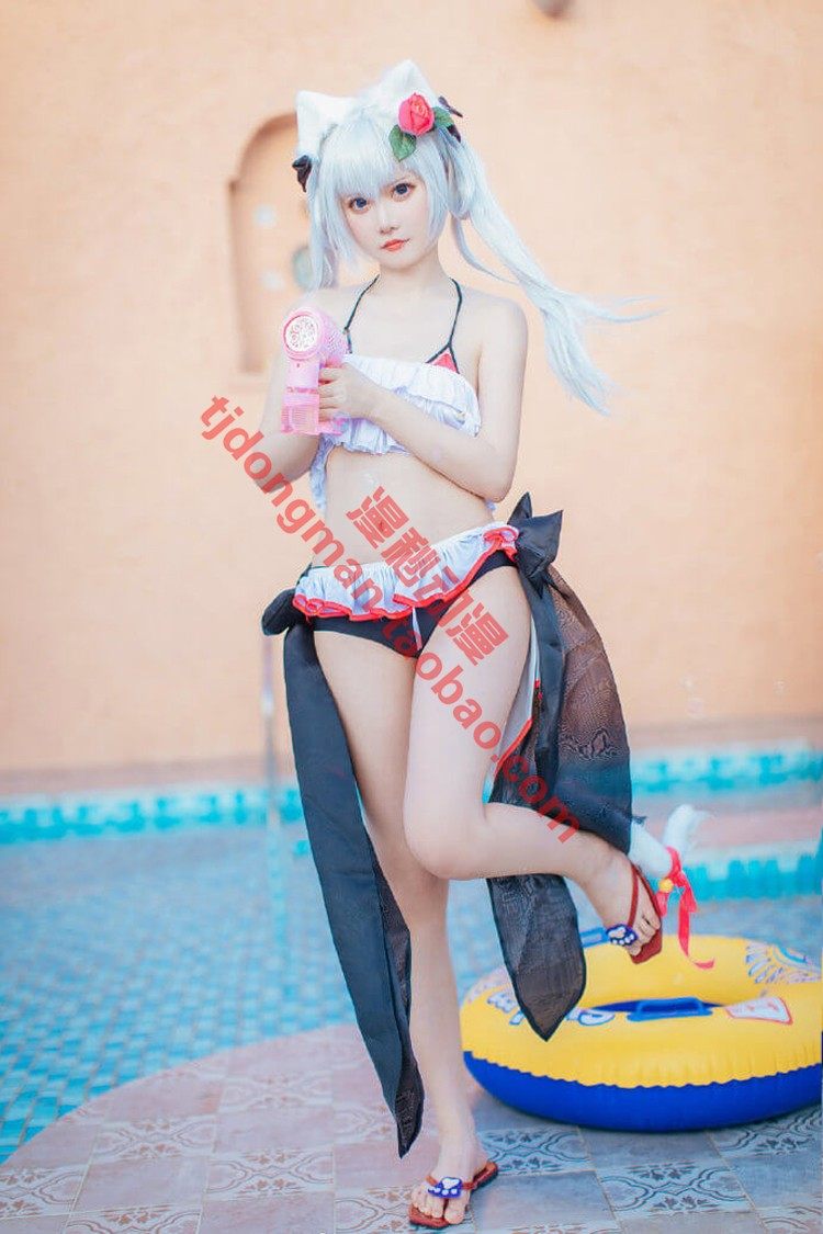 碧蓝航线 哈曼 小小的夏日战争 泳装cosplay承接动漫服装假发定制
