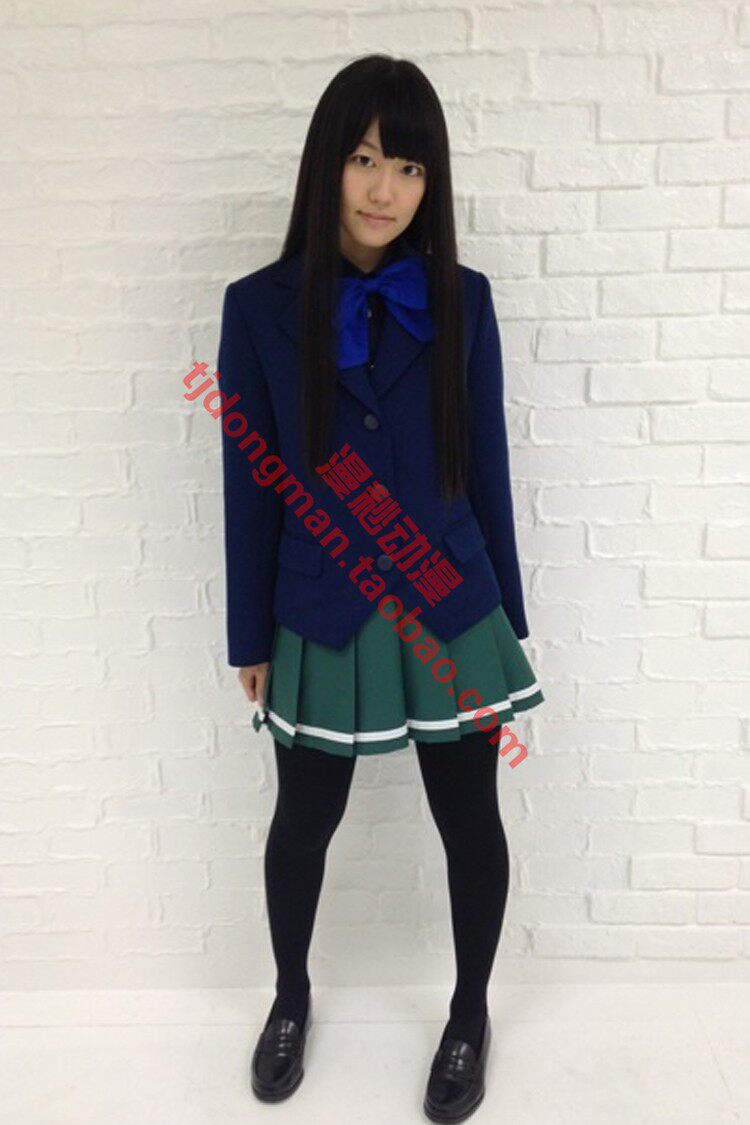 加速世界 黑雪姬 水手服 校服 cosplay定做 承接各种动漫服装定制