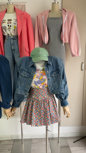 2026春夏新款韩国东大门高腰碎花伞裙短裙减龄休闲显高显瘦裙子女