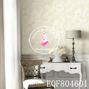欧雅壁纸 正品 EQF804601 804602 804603 804604 浮雕简欧无纺布