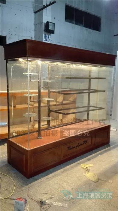 实木面包展示柜蛋糕展柜生日蛋糕柜台样品柜模型展示架 玻璃货柜