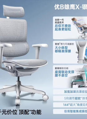 Ergonor保友优b雄鹰电脑椅人体工学椅家用电竞椅办公椅子老板椅