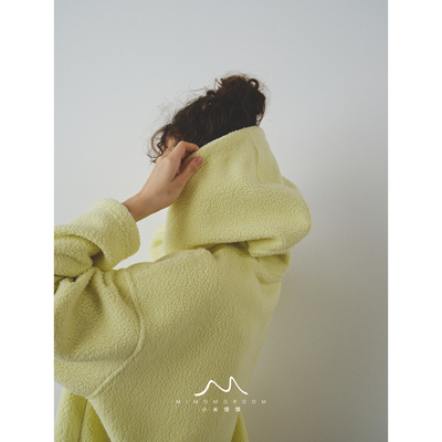 姜黄布丁·高克重加厚保暖双面毛绒家居服套装秋冬睡衣可外穿女生
