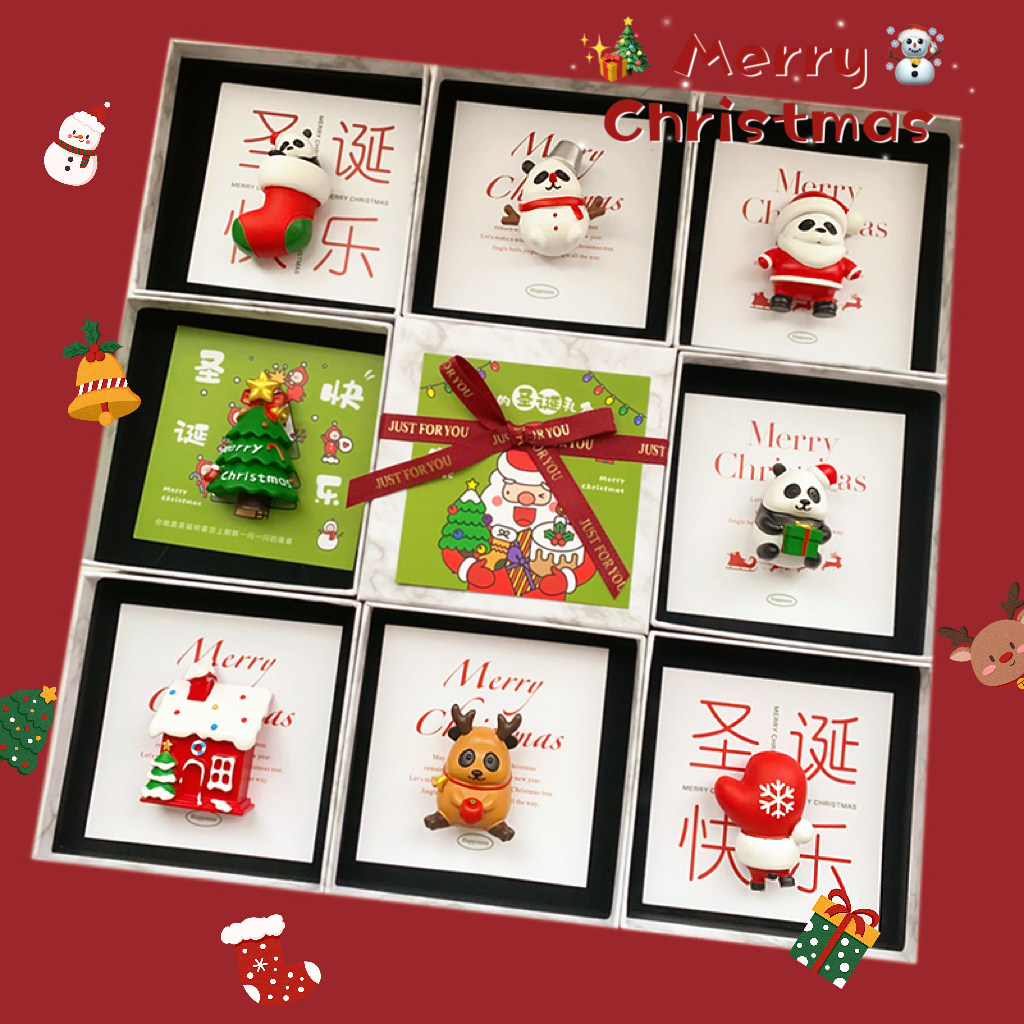 圣诞节创意礼物熊猫文创伴手礼