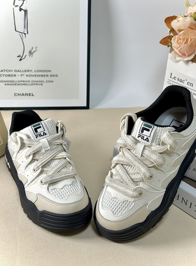 FILA斐乐斑斓鞋ROSETTA女鞋轻便厚底复古休闲鞋板鞋