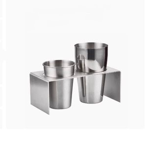 蜜雪奶昔杯架雪克杯固定杯座放置支架奶茶店钢杯杯托棒打柠檬杯套