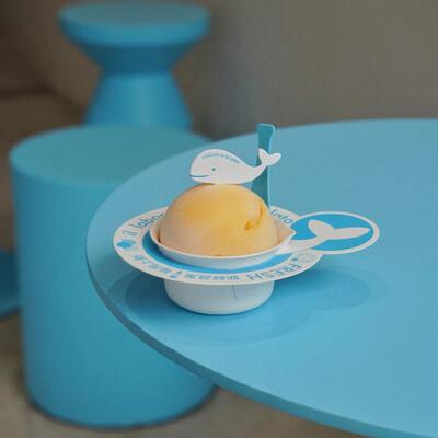 一次性冰淇淋甜品脆筒热奶宝纸杯