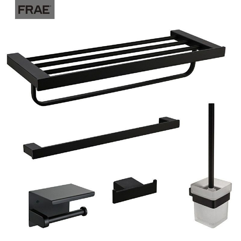 FRAE 浴室现代简约五金挂件路易五件套不锈钢 FR7555/7155|ruв категории награду материалов, туалетные принадлежности, санитарное оборудование/кулон, 毛巾杆/полотенце - от Buy2taobao.com для оказания профессиональной услуги покупки агента Taobao