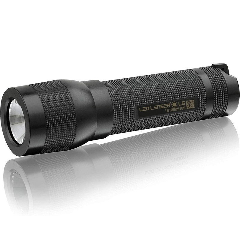LED LENSER L5莱德雷神 户外家用AA 5号可调焦强光携带露营手电筒