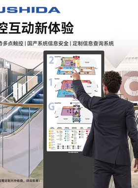 互视达65英寸立式查询机鸿蒙系统黑色款  LSMC-65