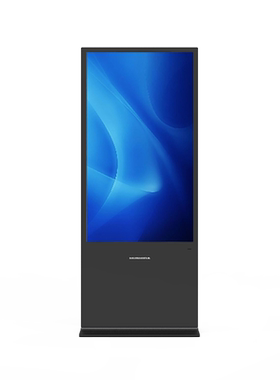 互视达DZ-65GHL 65英寸电子白板立式广告机4K超清屏 带信发系统 配移动支架  8G+128G