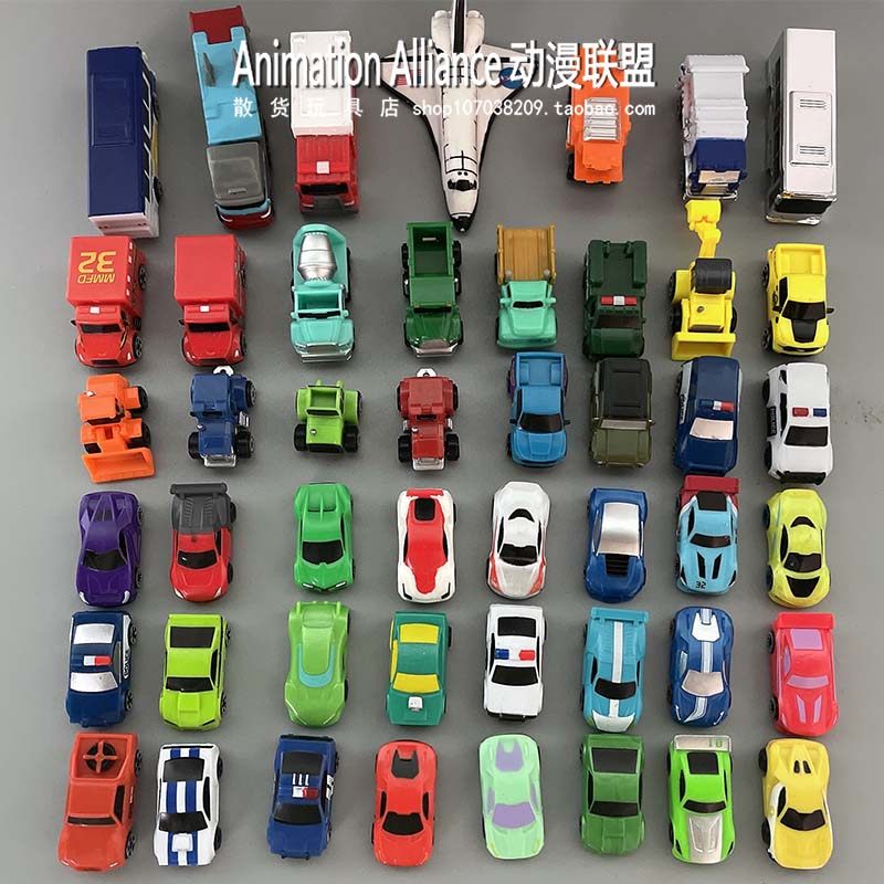 跑车工程小车男孩玩具套装模型