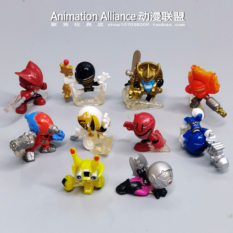 超凡战队微缩静态手办模型