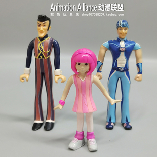 正版散货 加勒比海盗手办公仔 蓝大叔红大叔关节不可动 桌面摆件