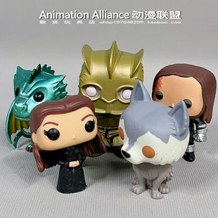 正版散货 权利的游戏魔山 冰原狼 珊莎·史塔克潮玩手办