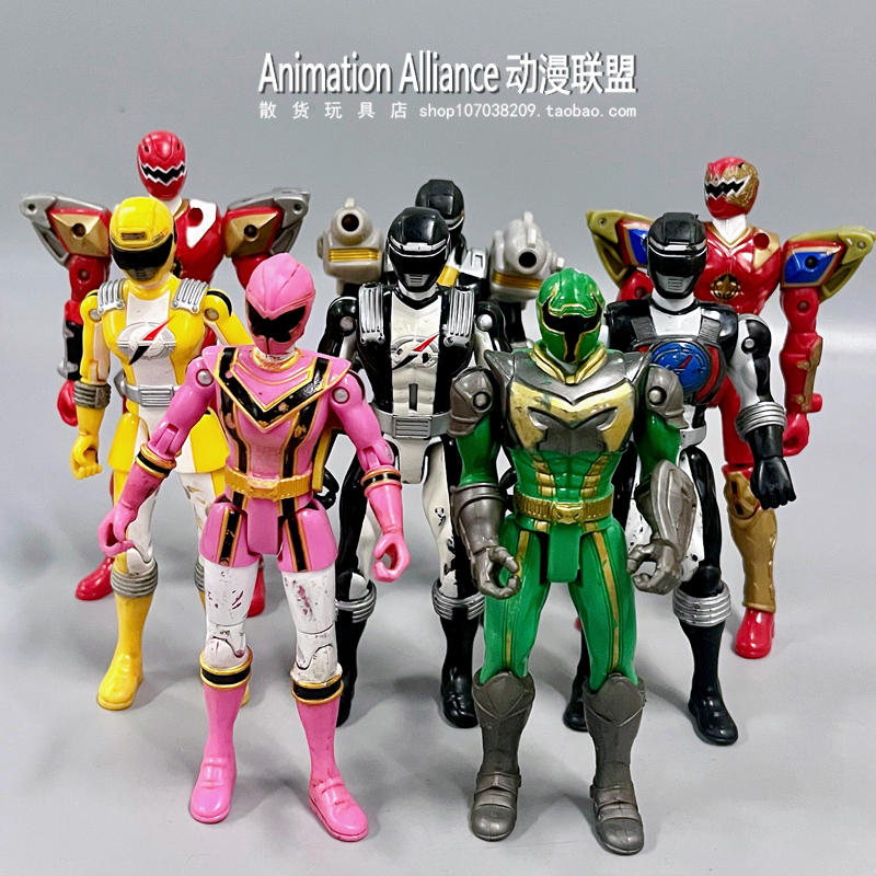 软胶超凡战队特工队可动人偶手办