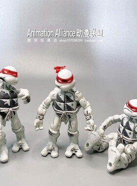 正版散货 Playmates彩星忍者神龟手办关节可动动漫公仔模型摆件