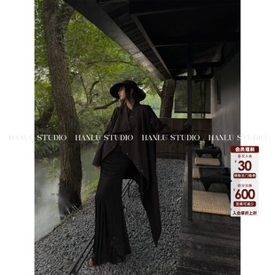HanLu studio品牌先锋·原创小众设计师定制不规则剪裁暗黑系外套