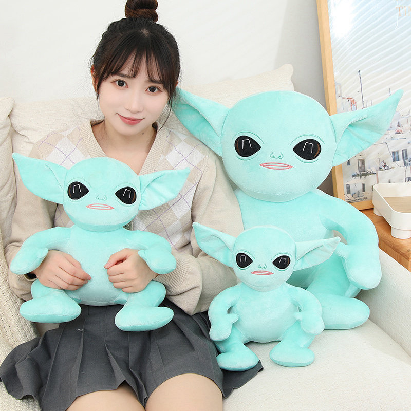 尤达宝宝玩偶外星人公仔毛绒玩具仿真超丑娃搞怪玩偶恶心礼物女生