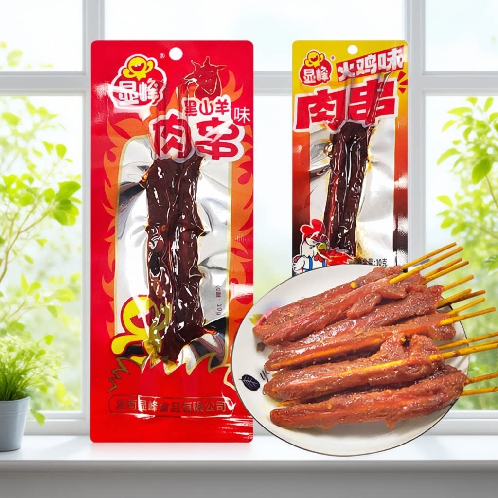 显峰黑山羊湖南休闲麻辣鸭肉零食