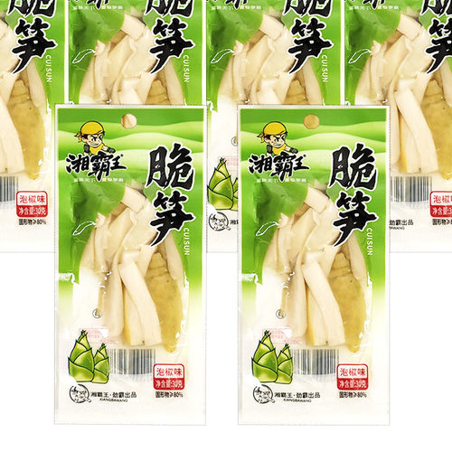 湘霸王泡椒脆笋湖南风味脆笋零食