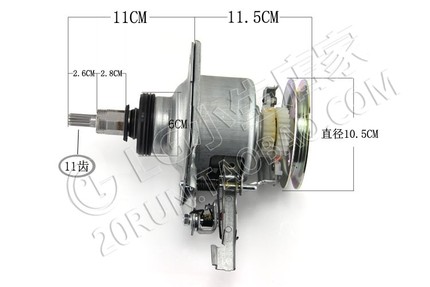 全新原装LG波轮洗衣机离合器减速器总承单双齿轮11齿xqb42-34sn