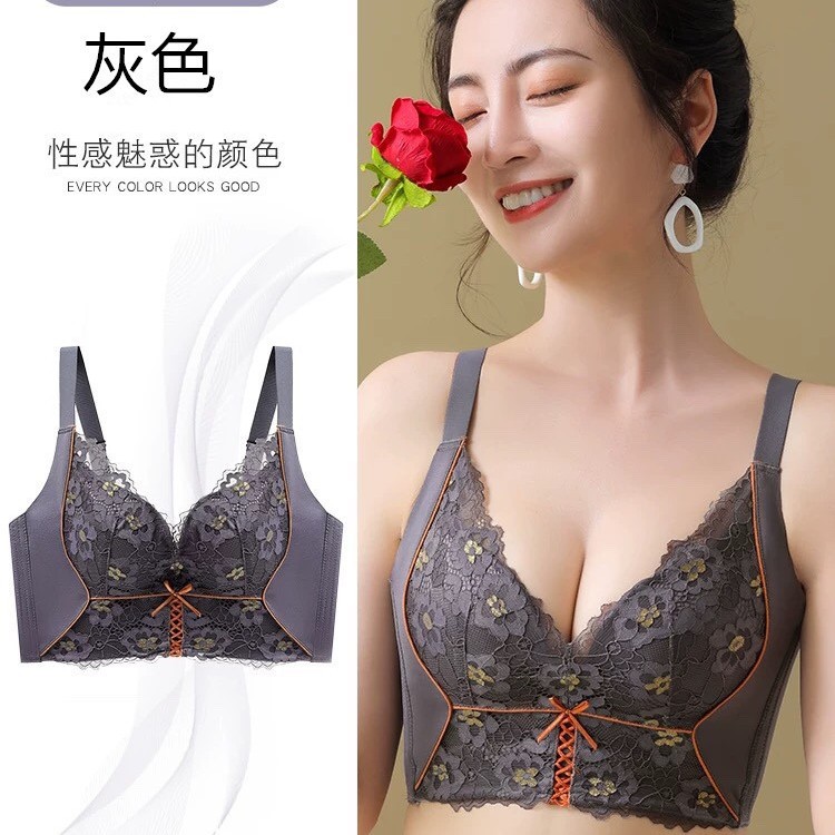 大码蕾丝薄款少女文胸