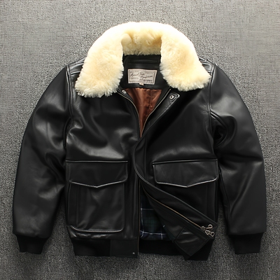 抗寒保暖加棉大码翻领飞行服夹克