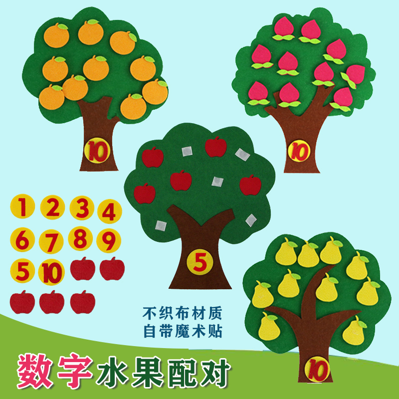 幼儿园中班数学区1-10以内益智