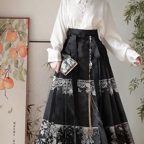 中式古风汉服腰间挂件马面裙压襟