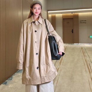 风衣女款2025新款高端大气上档次设计感网红今年流行的女装外套春