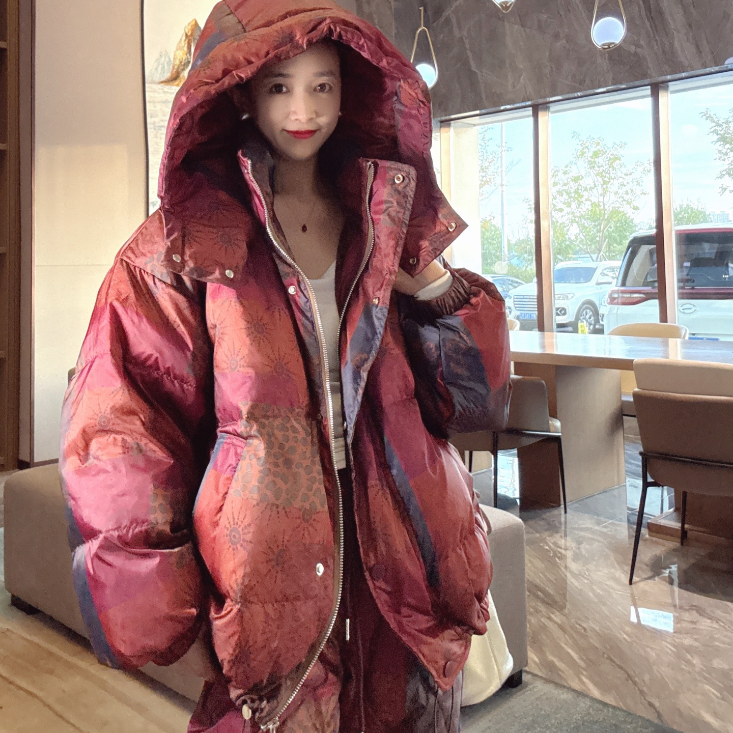 2025新款中长款羽绒服洋气高级感