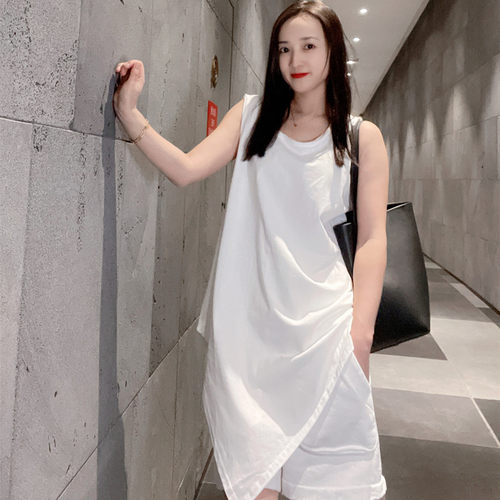 个性底边时尚背心宽松休闲