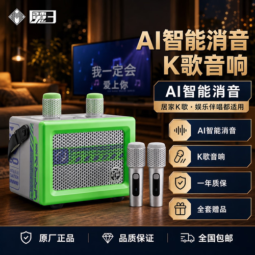 音箱新款DM户外k歌蓝牙直播内录魔3音响电吹管专用 魔三DM音箱