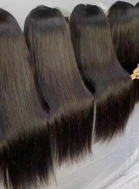 100% Raw Vietnamese Human Hair Wig Straight Lace Front Wig