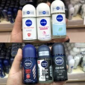 香港购泰国进口妮维雅止汗露男女走珠液极速干爽去异味无印清爽