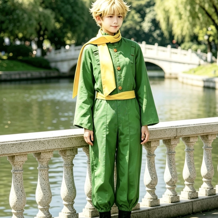 小王子cos服动漫明著法国电影小王子衣服儿童cosplay表演服万圣节