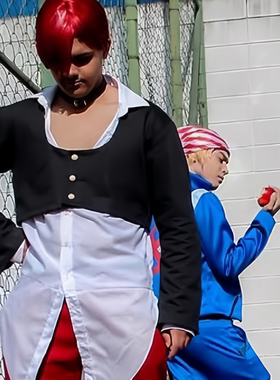 八神庵cos服KOF97拳皇游戏漫展二次元角色扮演cosplay表演服装