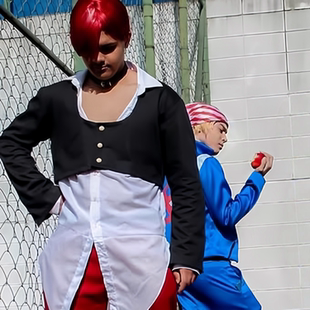 八神庵cos服KOF97拳皇游戏漫展二次元角色扮演cosplay表演服装