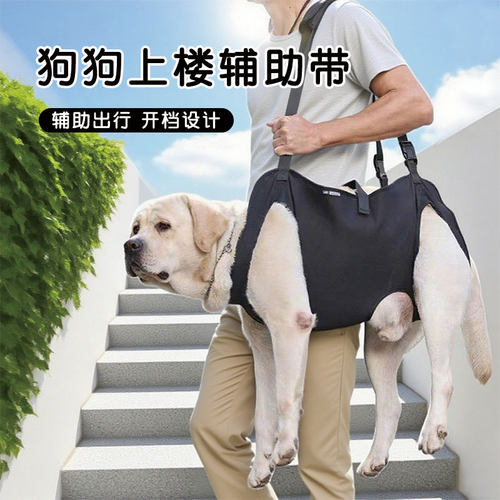狗狗辅助牵引绳可牵可背康复神器