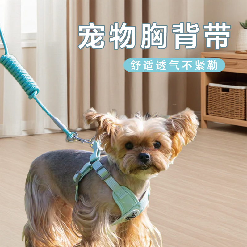 宠物胸背带不勒脖牵引绳舒适透气
