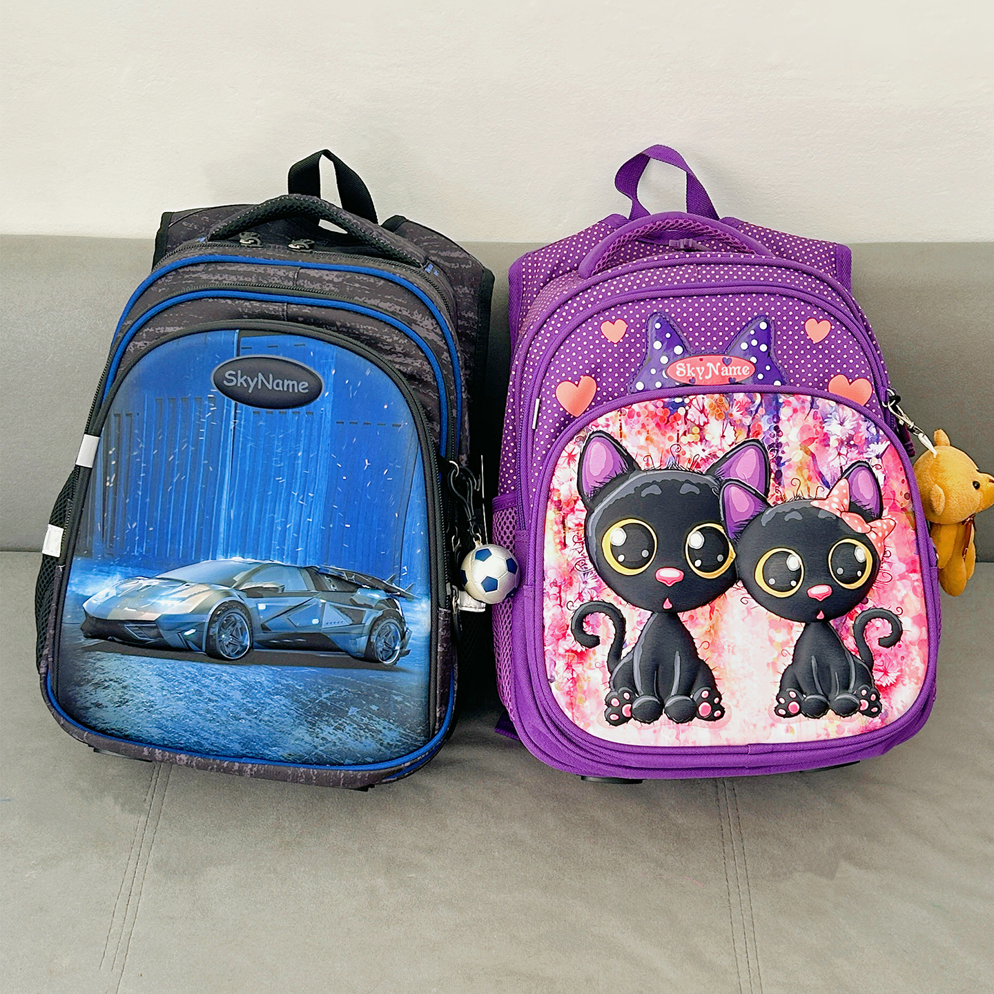 SKYNAME小学生护脊书包轻便护脊