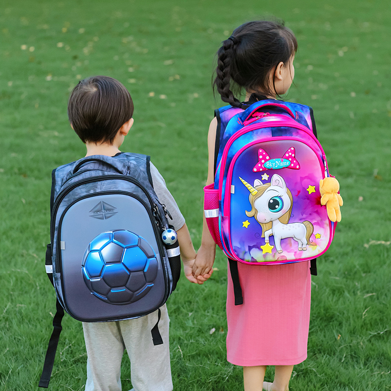 SKYNAME小学1一3年级书包赠笔袋